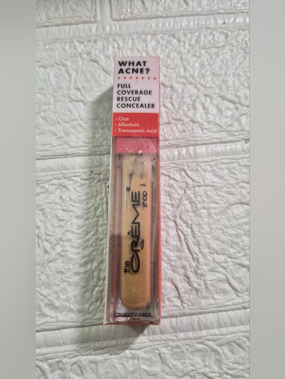 The Creme Shop What Acne Full Coverage Rescue Concealer in the shade medium 10